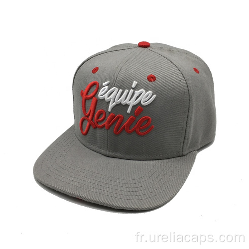 Casquette snapback brodé 3D